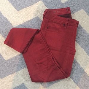 DL1961 Red Emma Legging Jeans